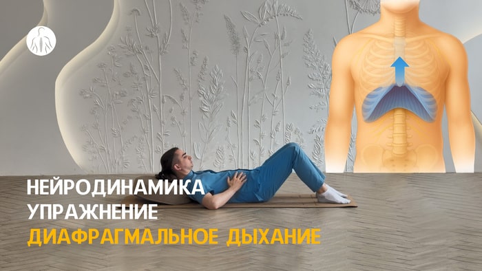 Нейродинамика: упражнение диафрагмальное дыхание, уровень 3